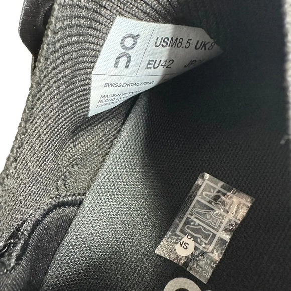 On Men's Cloudswift 3 Running Shoe in All Black. Sz: 8.5 - Picture 11 of 12